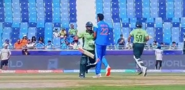 Watch: Shoulder-Barging Saga Returns As India Star Clashes With Rizwan