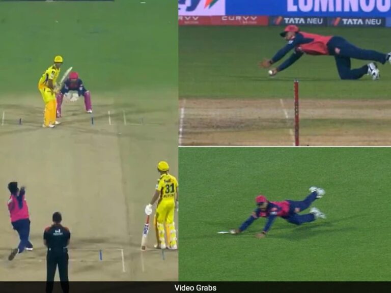 Watch: Riyan Parag's Stunning One-Handed Catch Leaves Everyone Stunned