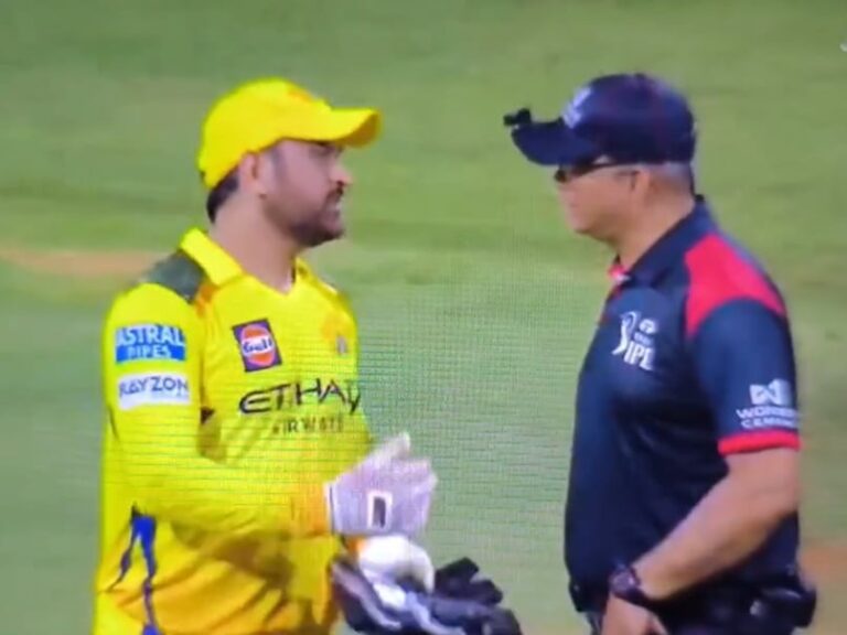 Watch: MS Dhoni Indulges In Animated Chat With Umpire After CSK's Big Defeat vs MI