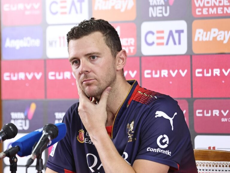 RCB "Slow On Learning": Josh Hazlewood Mocks Own Franchise After PBKS Defeat