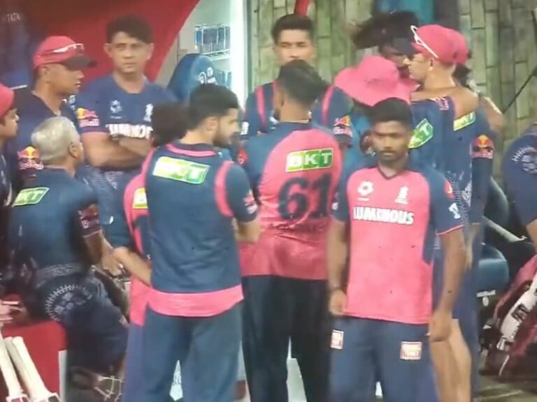 All Well? Sanju Samson Gives Rahul Dravid's RR Team Huddle A Miss. Video Viral As Internet Says: "Rift Within..."