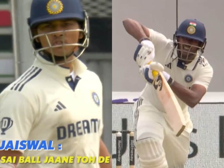 "Ball Jaane Toh De Yaar": Yashasvi Jaiswal's Stern Reminder To Sai Sudharshan After Run Out Is Avoided. Watch